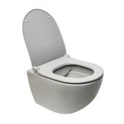 WC závěsné VitrA Sento SmoothFlush šedé včetně sedátka, zadní odpad 7848-076-0101. obr. 2 