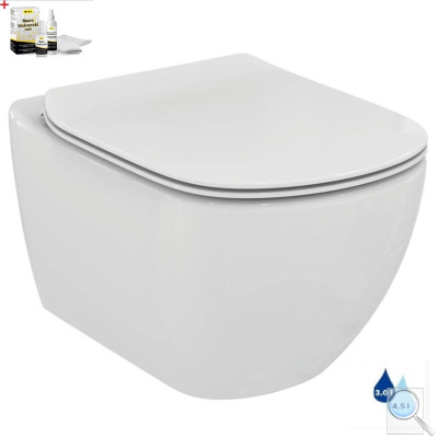 WC se sedátkem softclose závěsné Ideal Standard Testra zadní odpad SIKOSIST0078. 