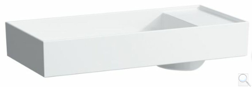 Umyvadlo Laufen Kartell By Laufen 75x35 cm mat bez otvoru pro baterii, bez přepadu H8123327571121. obr. 1