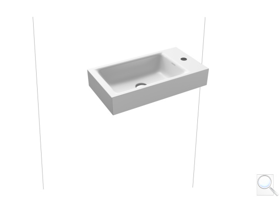 Umyvadlo na desku Kaldewei Puro 3162 55x30x10 cm Perl-Effekt 901206303001. obr. 1