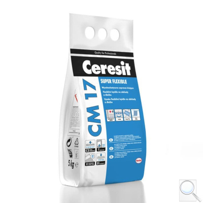 Lepidlo Ceresit CM17 5 kg šedá (C2TE S1). 