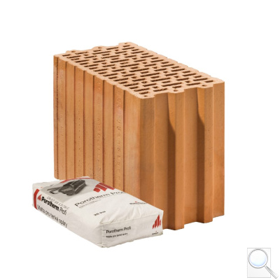 Cihla Porotherm 19 AKU Profi - Akustická broušená. obr. 1