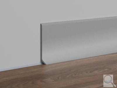 Sokl PVC stříbrná metalíza