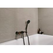 Vanová baterie SAT Fusion bez sprchového setu 150 mm páka tmavé dřevo mat SATBSFU222DTC. &nbsp;(6)