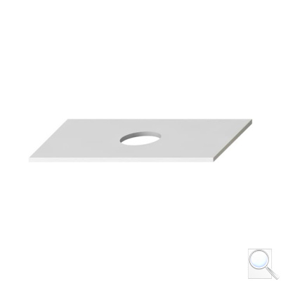 Deska pod umyvadlo Jika Mio-N 76x2x45 cm bílá lesk H46J7130015001. obr. 1