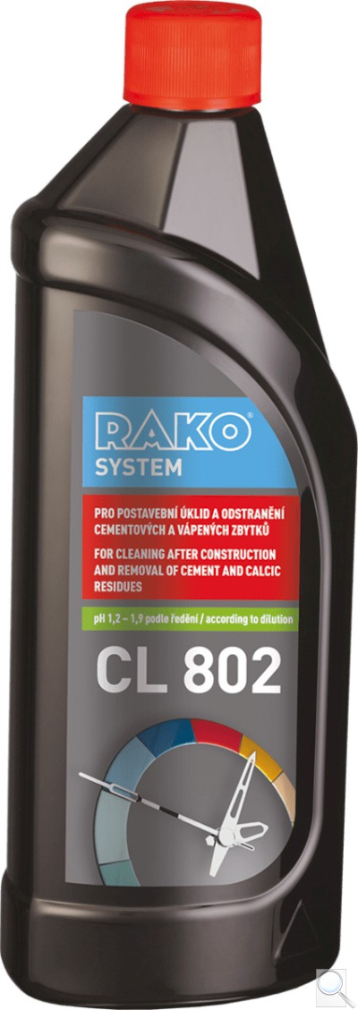 Odstraňovač cementových a vápenných zbytků CL802 0,75 l, LBCL802. obr. 1