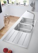 Dřezová baterie Grohe Minta s otočným ramínkem supersteel 31375DC0 (obr. 2)