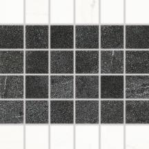 Mozaika Rako Vein černobílá
