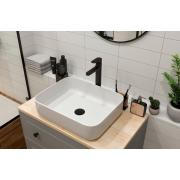 Vysoká umyvadlová baterie SAT Dark bez výpusti černá mat SATBSDA285PC. obr. 9&nbsp;