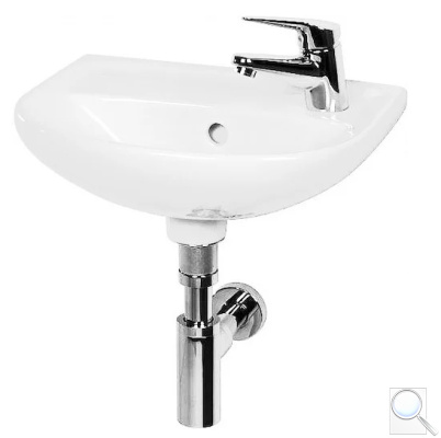 Umývátko Jika Lyra Plus 40x31 cm otvor pro baterii vpravo H8153810001061. obr. 1