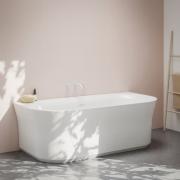 Vanová baterie Ravak Espirit včetně podomítkového tělesa bílá matná X070240. obr. 2&nbsp;