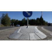 OBRUBNÍK KO KE KRUHOVÝM OBJEZDŮM CSB. povrch vibrolitý standard - barva šedá 4&nbsp;