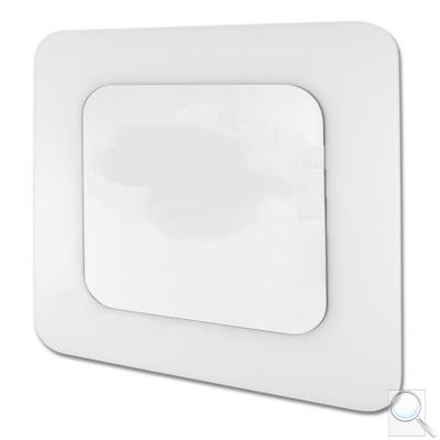 Zrcadlo Naturel Pavia Way 100x75 cm bílá 712-888, ZAP10075W. 