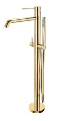 Vanová baterie Paffoni Light bez podomítkového tělesa zlatá lesk LIG032HG