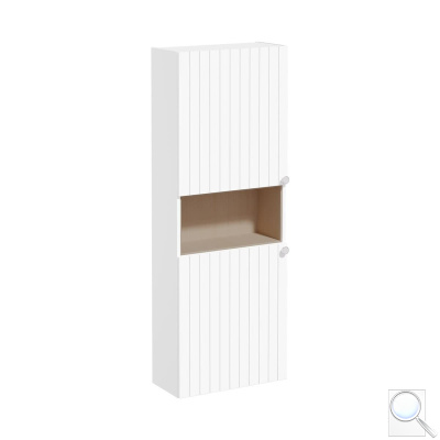 Koupelnová skříňka nízká Vitra Root 55x155x25 cm bílá mat ROOTN55BI. obr. 1