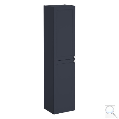 Koupelnová skříňka vysoká Vitra Root 40x180x35 cm modrá mat ROOTCV40TM. obr. 1