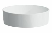 Umyvadlo na desku Laufen Kartell By Laufen 42x42 cm bez otvoru pro baterii, bez přepadu H8123314001121
