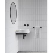 Umyvadlo Ravak Yard 45x45 cm s černou konzolí X000001677. obr. 5&nbsp;