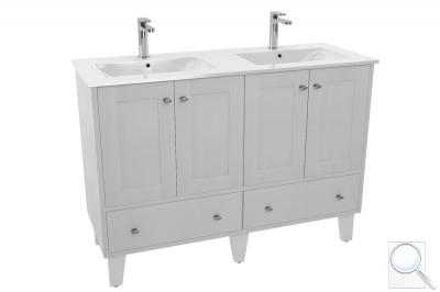 Koupelnová skříňka s umyvadlem Naturel Provence 120x46 cm bílá PROVENCE120BT 