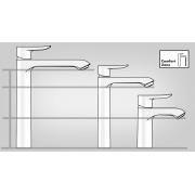 Umyvadlová baterie Hansgrohe HG248 s výpustí chrom SIKOBHGMS275. obr. 3&nbsp;