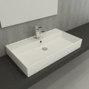 Umyvadlo SAT Infinitio 80,5x46,5 cm otvor pro baterii uprostřed SATINF8046. obr. 8 