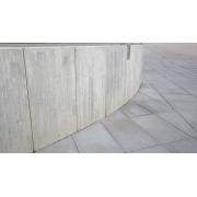 CSB - OPĚRNÁ ZEĎ ÚHLOVÁ. povrch VIBROLITÝ STANDARD - BARVA ŠEDÁ (4)