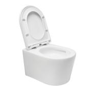 WC se sedátkem softclose závěsné SAT Brevis bílé vírové SATBRE010RTORP. &nbsp;(3)