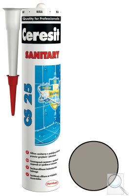 Silikon Ceresit CS 25 cementově šedá 280 ml. 