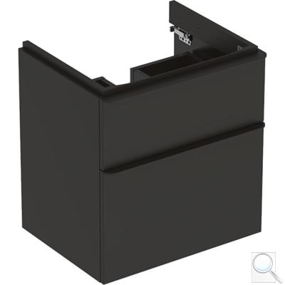 Koupelnová skříňka pod umyvadlo Geberit Smyle Square 58,4x62x47 cm, 73,4x62x47 cm, 88,4x62x47 cm, 118,4x62x47 cm láva 58,4x62x47 cm 500.352.JL.1