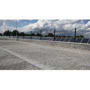 Zámková dlažba KOST. povrch hladký - barva šedá 2