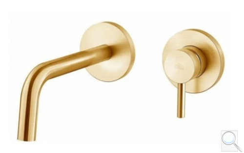 Umyvadlová baterie Paffoni Light včetně podomítkového tělesa zlatá mat LIG007HGSP70. obr. 1