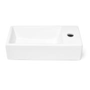 Umývátko SAT Brevis 40,5x20,5 cm otvor pro baterii vpravo SATBRE4020SR. obr. 2 