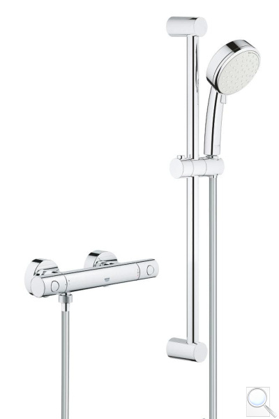 Sprchová baterie Grohe Grohtherm 800 se sprchovým setem 150 mm chrom 34768000. obr. 1