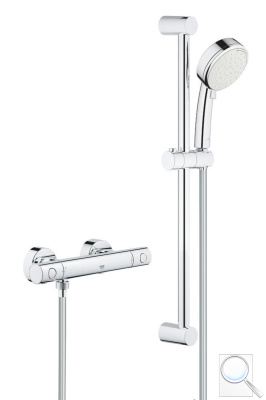 Sprchová baterie Grohe Grohtherm 800 se sprchovým setem 150 mm chrom 34768000. obr. 1