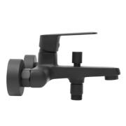 Vanová baterie SAT Feel bez sprchového setu 150 mm černá matná SATBSFEEL222C. obr. 5 