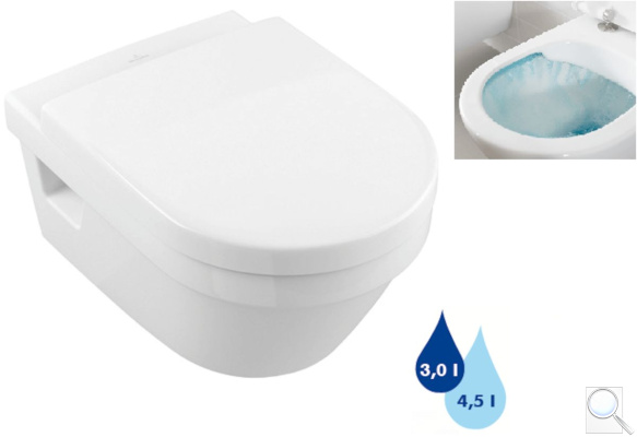 WC závěsné Villeroy & Boch Omnia Architectura zadní odpad 5684R001. obr. 1