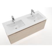 Nábytkové dvojumyvadlo Naturel Modena 121x46x17,5 cm dva otvory pro baterii M2N12046. obr. 5