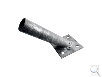 Platle k montáži vzpěry na betonový základ - pro vzpěry IDEAL® průměr 38 mm, Zn. 