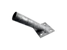 Platle k montáži vzpěry na betonový základ - pro vzpěry IDEAL® průměr 38 mm, Zn