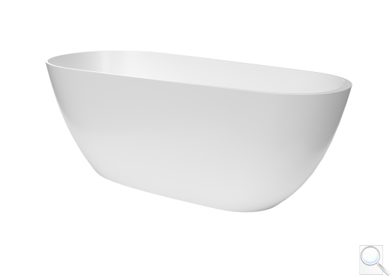 Volně stojící vana SAT Elysia 170x70 cm litý mramor levá i pravá SATELYS1700. obr. 1