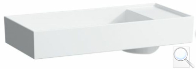 Umyvadlo na desku Laufen Kartell By Laufen 75x35 cm mat otvor pro baterii, bez přepadu H8123327571111. obr. 1