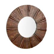 Zrcadlo SAT 90x90 cm hnědá SATZSAF90. &nbsp;(2)