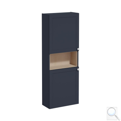 Koupelnová skříňka nízká Vitra Root 55x155x25 cm modrá mat ROOTCN55TM. obr. 1