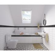 WC kombi komplet SAT Brevis včetně sedátka softclose, vario odpad, bílá  SATBRE030RREXVP. &nbsp;(12)