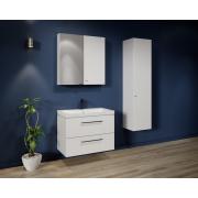 Koupelnová skříňka vysoká Cersanit Medley 39.4x160x33.7 cm bílá lesk S932-109-DSM (obr. 3)
