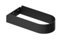 Konzole pod umyvadlo Ravak Yard 40x9x20 cm Černá X01781