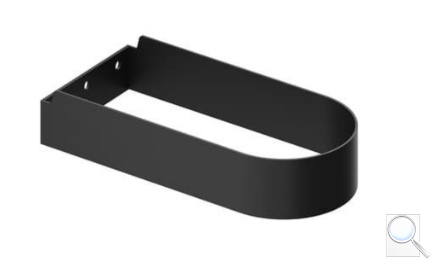 Konzole pod umyvadlo Ravak Yard 40x9x20 cm Černá X01781. obr. 1