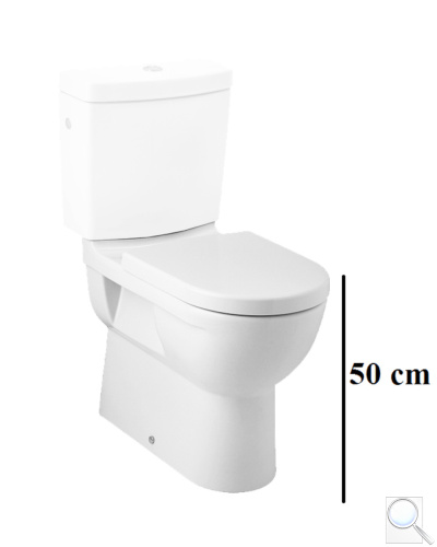 WC kombi, pouze mísa Jika Mio vario odpad bílá H8247160000001. obr. 1