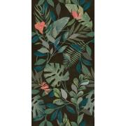 Dlažba Fineza Fiore motif black černá.  