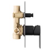 Vanová baterie SAT B-Way včetně podomítkového tělesa černá matná SATBSBW215. obr. 3&nbsp;